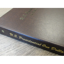 Dansco coin album for US Presidential One Dollar coins