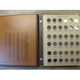 Dansco album for Lincoln Cents - 1935-1979 - vintage supply