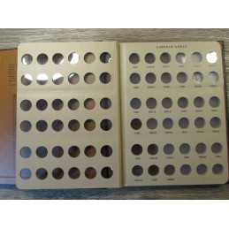 Dansco album for Lincoln Cents - 1935-1979 - vintage supply
