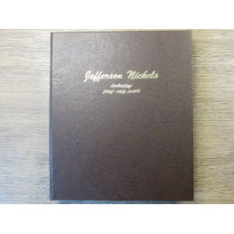 Dansco album for Jefferson Nickels - with proof-only issues