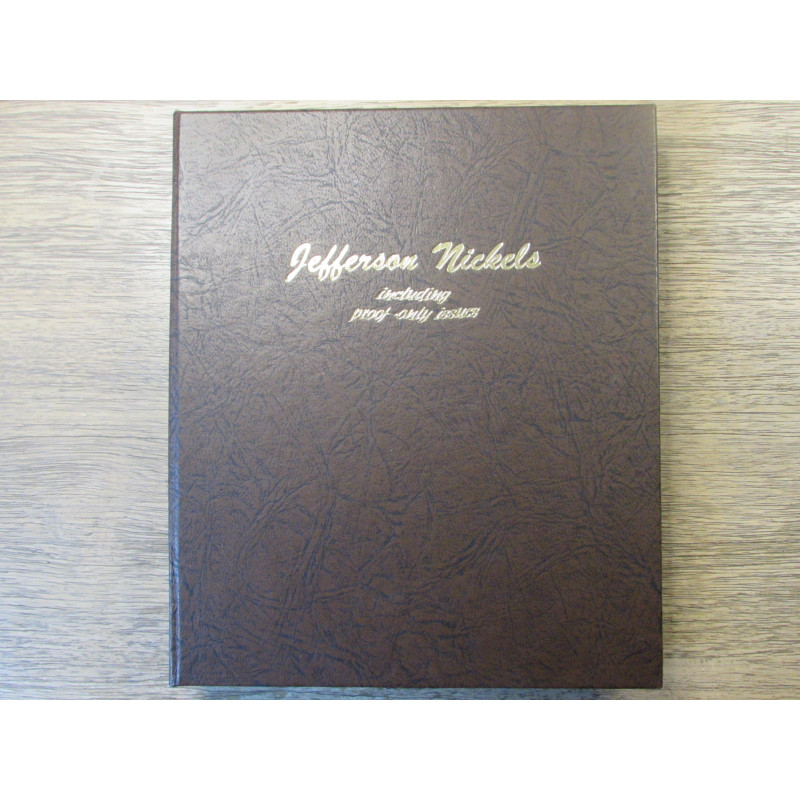 Dansco album for Jefferson Nickels - with proof-only issues Dansco album for Jefferson Nickels - with proof-only issues