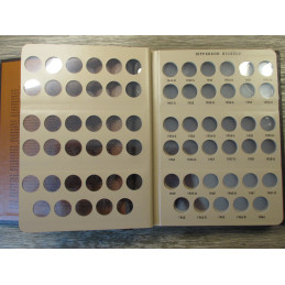 Dansco album for Jefferson Nickels - with proof-only issues