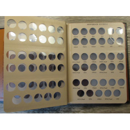 Dansco album for Jefferson Nickels - with proof-only issues