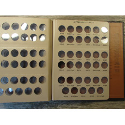 Dansco album for Jefferson Nickels - with proof-only issues