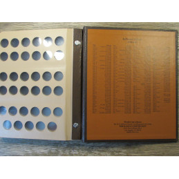 Dansco album for Jefferson Nickels - with proof-only issues