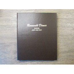 Dansco coin album for Roosevelt Dimes including proof-only issues - 1946 onwards