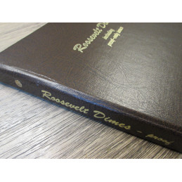 Dansco coin album for Roosevelt Dimes including proof-only issues - 1946 onwards