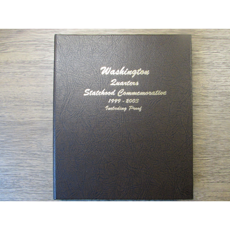 Dansco coin album for State Quarters - 1999-2003 including proofs Dansco coin album for State Quarters - 1999-2003 including proofs