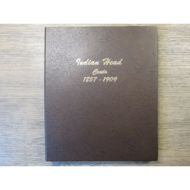 Dansco coin album for Indian Head and Flying Eagle cents - 1857-1909 Dansco coin album for Indian Head and Flying Eagle cents - 1857-1909
