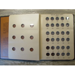 Dansco coin album for Indian Head and Flying Eagle cents - 1857-1909