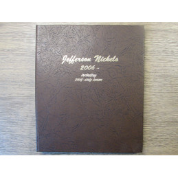 Dansco coin album for Jefferson Nickels - 2006 onwards with proof-only issues