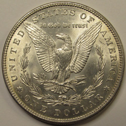 1884 Morgan Dollar - antique uncirculated American silver dollar 1884 Morgan Dollar - antique uncirculated American silver dollar