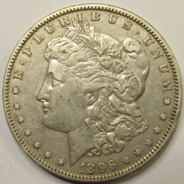 1896 O Morgan Dollar - antique New Orleans mintmark American silver dollar 1896 O Morgan Dollar - antique New Orleans mintmark American silver dollar