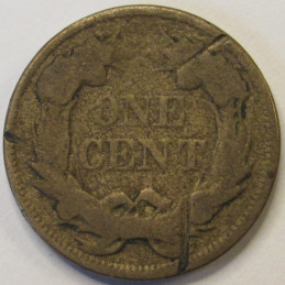 1857 Flying Eagle Cent - early date cupronickel small penny coin