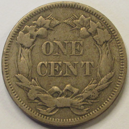 1858 Flying Eagle Cent - Small Letters - antique second year of issue American curponickel penny