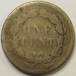 1859 Indian Head Cent - antique first year of issue American Indian penny 1859 Indian Head Cent - antique first year of issue American Indian penny