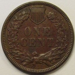 1886 Indian Head Cent - Type 1 - better grade scarce American Indian penny