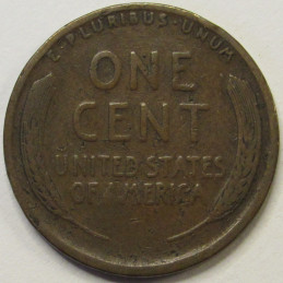 1915 Lincoln Wheat Cent - antique early date American bronze penny 1915 Lincoln Wheat Cent - antique early date American bronze penny