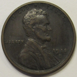 1918 S Lincoln Wheat Cent - antique San Francisco mintmark antique penny 1918 S Lincoln Wheat Cent - antique San Francisco mintmark antique penny