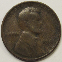 1924 D Lincoln Wheat Cent - antique Denver mintmark American penny 1924 D Lincoln Wheat Cent - antique Denver mintmark American penny