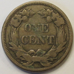 1858 Flying Eagle Cent - Small Letters - antique pre Civil War era cupronickel penny