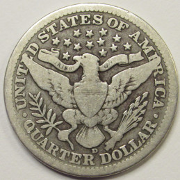 1914 D Barber Quarter - antique better condition Denver mintmark silver quarter 1914 D Barber Quarter - antique better condition Denver mintmark silver quarter