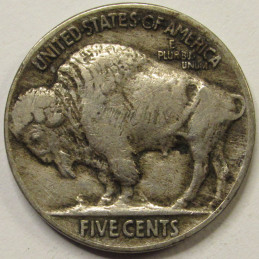 1914 Buffalo Nickel - antique better grade second year of issue American coin 1914 Buffalo Nickel - antique better grade second year of issue American coin