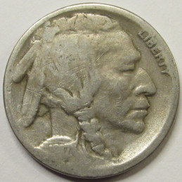 1917 S Buffalo Nickel - antique San Francisco mintmark American Indian coin 1917 S Buffalo Nickel - antique San Francisco mintmark American Indian coin