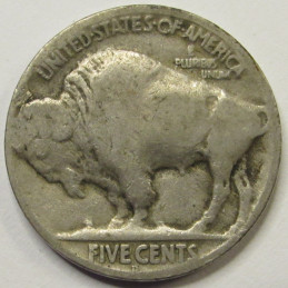 1924 D Buffalo Nickel - antique Denver mintmark American Indian five cent coin 1924 D Buffalo Nickel - antique Denver mintmark American Indian five cent coin