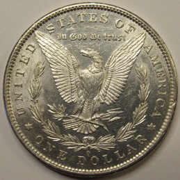 1881 O Morgan Dollar - antique high grade uncirculated American silver dollar 1881 O Morgan Dollar - antique high grade uncirculated American silver dollar