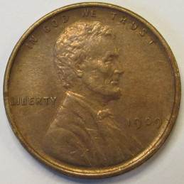 1909 VDB Lincoln Wheat Cent - antique first year of issue American VDB penny 1909 VDB Lincoln Wheat Cent - antique first year of issue American VDB penny
