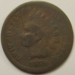 1879 Indian Head Cent - antique Old West era American Indian penny 1879 Indian Head Cent - antique Old West era American Indian penny