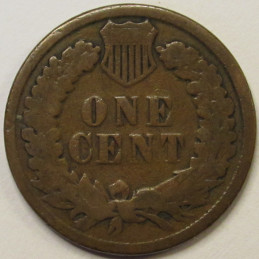 1885 Indian Head Cent - antique better year American Indian penny 1885 Indian Head Cent - antique better year American Indian penny
