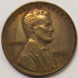 1931 Lincoln Wheat Cent - antique Great Depression era American wheat penny 1931 Lincoln Wheat Cent - antique Great Depression era American wheat penny