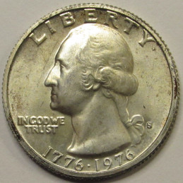 1976 S Washington Quarter - 40 percent silver S mintmark quarter 1976 S Washington Quarter - 40 percent silver S mintmark quarter