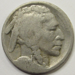 1920 S Buffalo Nickel - antique San Francisco mintmark five cent coin 1920 S Buffalo Nickel - antique San Francisco mintmark five cent coin