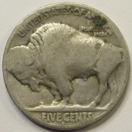 1920 S Buffalo Nickel - antique San Francisco mintmark five cent coin 1920 S Buffalo Nickel - antique San Francisco mintmark five cent coin