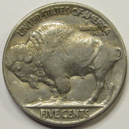 1935 Buffalo Nickel - antique better condition American Indian five cent coin 1935 Buffalo Nickel - antique better condition American Indian five cent coin