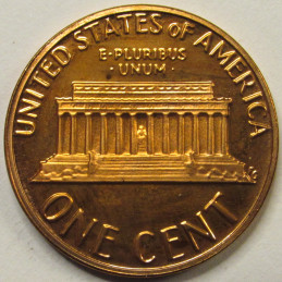 1983 S Lincoln Memorial Cent - Proof - S mintmark American penny 1983 S Lincoln Memorial Cent - Proof - S mintmark American penny