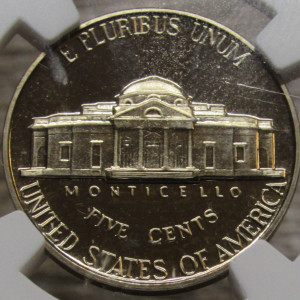 1960 Jefferson Nickel - NGC Graded Proof 67 - vintage professionally certified coin