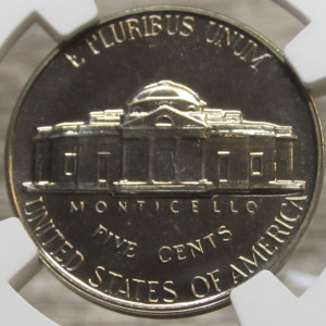 1961 Jefferson Nickel - NGC Graded Proof 67 - vintage flashy certified coin