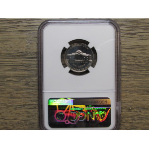 1961 Jefferson Nickel - NGC graded Proof 66 - professional certified proof coin