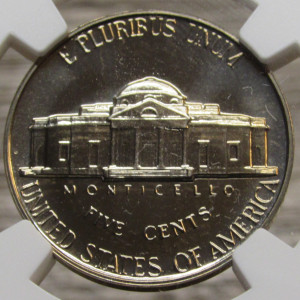 1962 Jefferson Nickel - NGC graded Proof 67 - flashy vintage graded coin