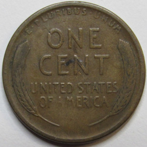 1921 S Lincoln Wheat Cent - antique San Francisco mintmark American wheat penny