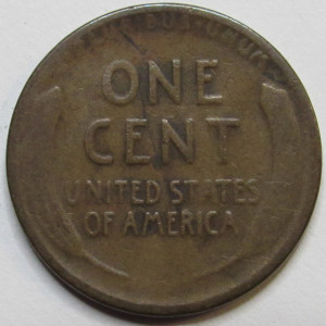 1924 D Lincoln Wheat Cent - antique semi-key date Denver mintmark American wheat penny