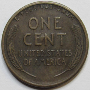 1925 S Lincoln Wheat Cent - antique San Francisco mintmark American wheat penny