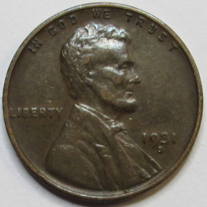 1931 S Lincoln Wheat Cent - antique key date San Francisco mintmark wheat penny