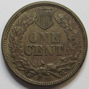 1864 Indian Head Cent - Cupronickel - antique higher grade Civil War era penny