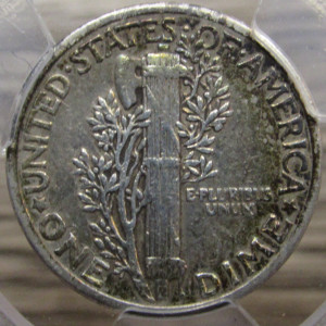 1942 Mercury Dime - PCGS graded 42 over 41 error dime