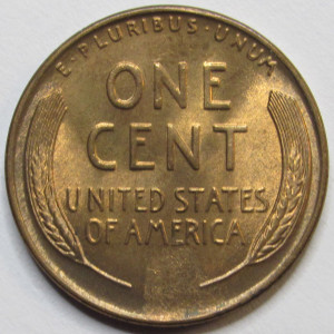 1937 Lincoln Wheat Cent - high grade uncircualated American wheat penny
